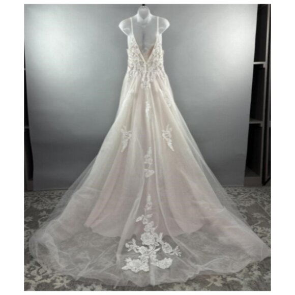 Rebecca Ingram 22RT538B01 Sz 10 Wedding Dress NWT - Picture 5 of 16